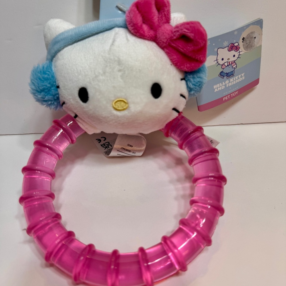NWT. Hello Kitty plush pet dog toy. plush toy featuring Hello Kitty